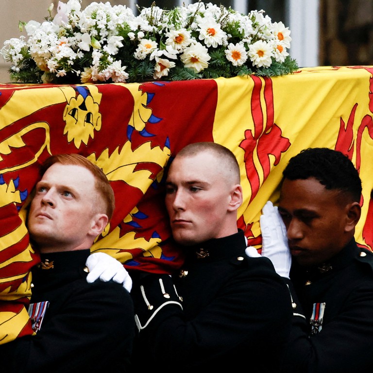 Queen Elizabeth’s coffin travels through Scotland on ‘last great journey’